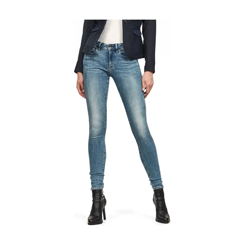 Jeans Midge Zip Skinny - Azul claro - Mujer D05281-8968