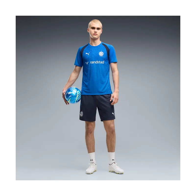 Shorts de entrenamiento semiajustados Olympique de Marseille para hombre 786422