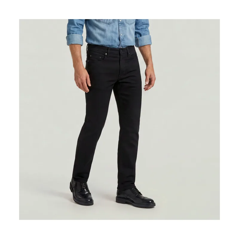 Jeans Mosa Straight - Negro - Hombre D23692-B479