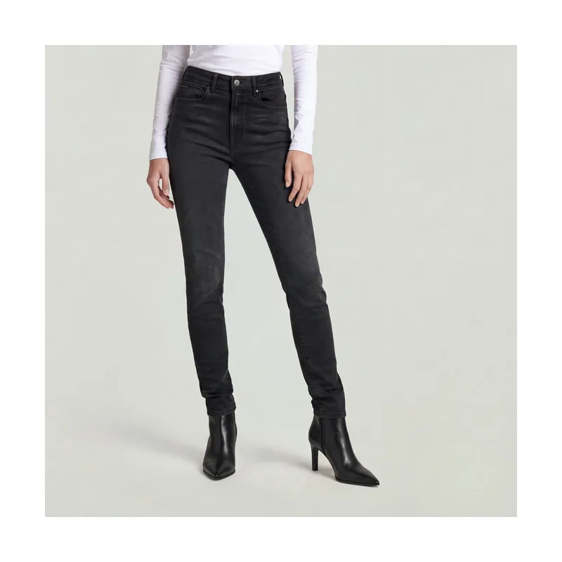 Jeans Kafey Ultra High Skinny - Negro - Mujer D15578-C910