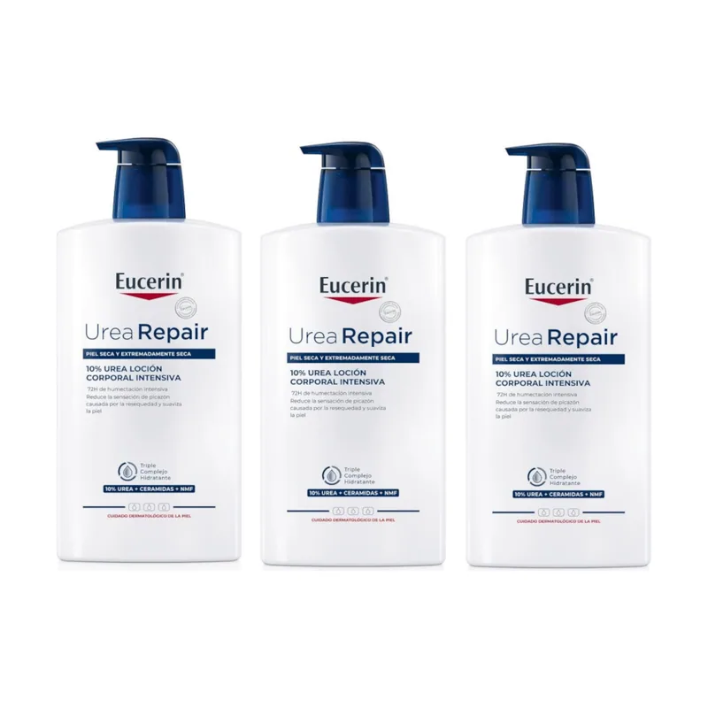 Eucerin Urea Repair Plus Loción 10% Urea Triplo 3x1000ml