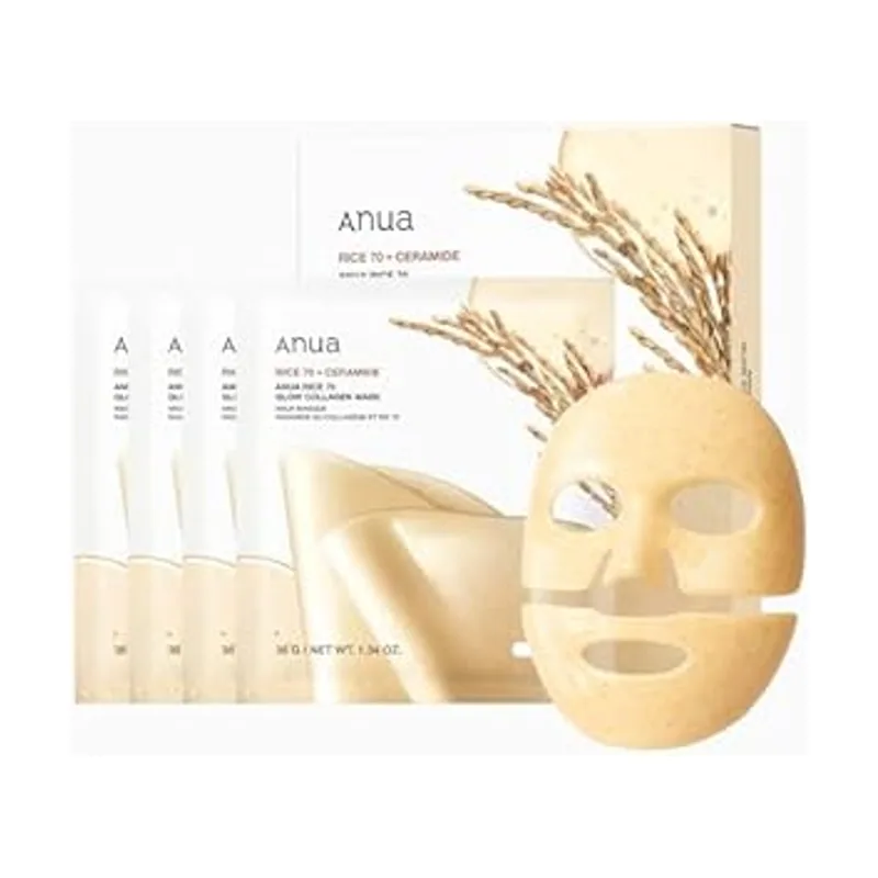 Anua Rice 70 Glow Collagen Mask