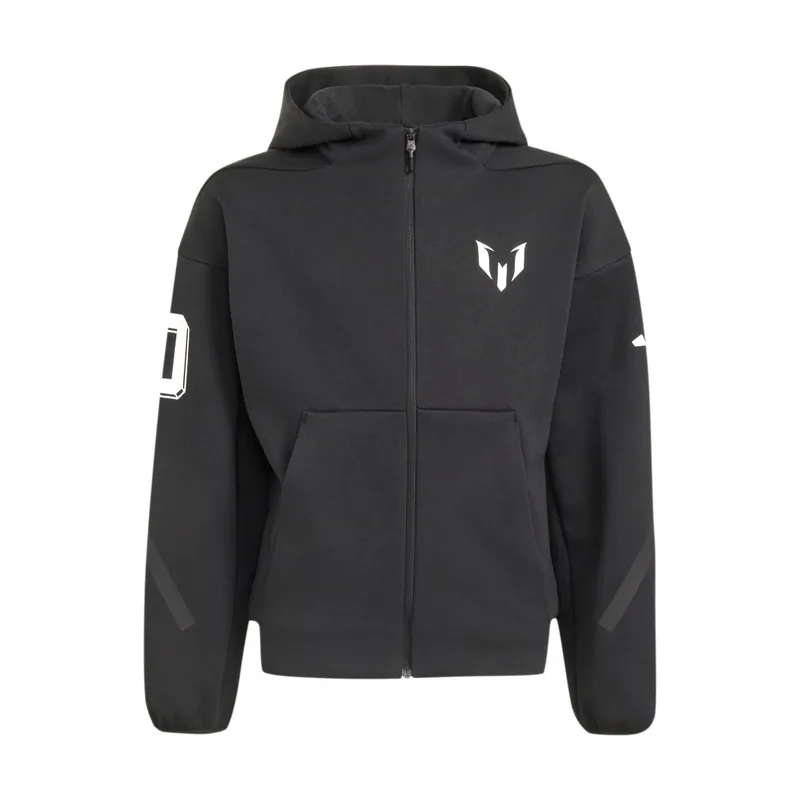 Sudadera con Capucha y Cierre de Cremallera Messi ZNE Infantil XR954