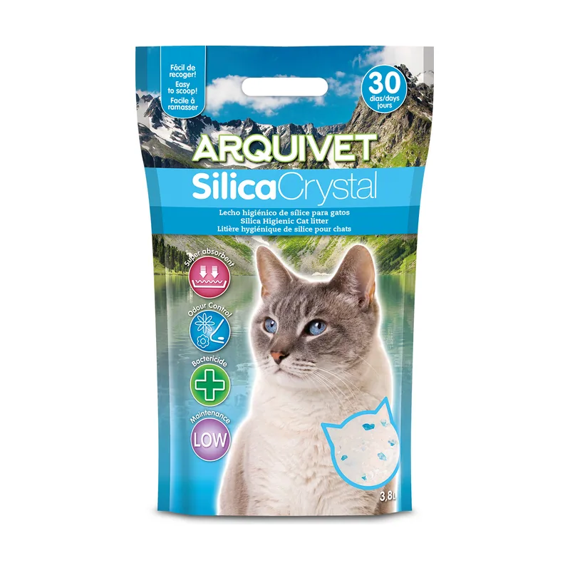 Arena SilicaCrystal para Gatos 15 L
