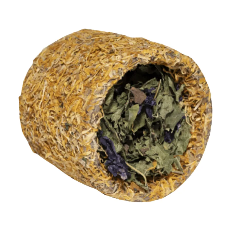 Túnel de Caléndula con Hierbas y Flor Malva 10x4 cm