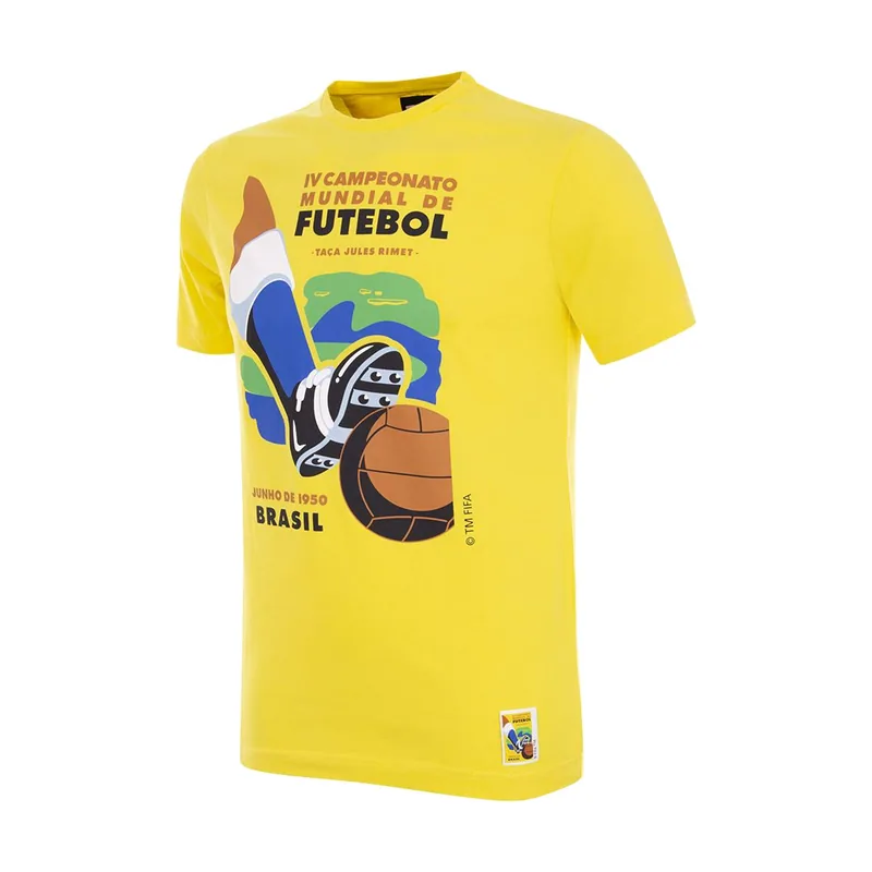 Camiseta Football Brasil Mundial 1950 para hombre