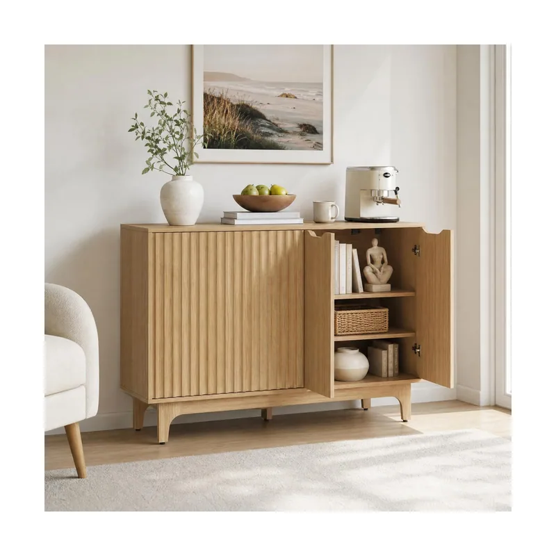 Mueble Auxiliar de Comedor con Puerta Corredera
