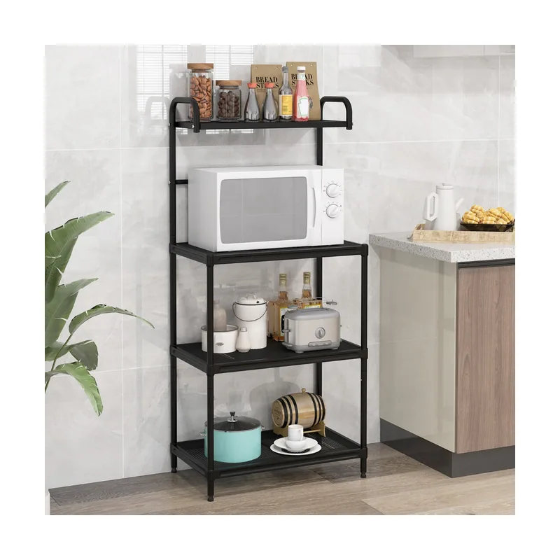 Estante de Cocina de Almacenamiento 4 Niveles Soporte