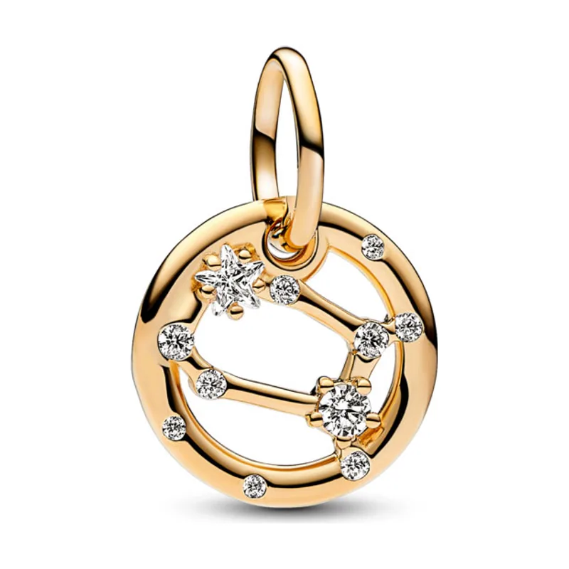 Charm Colgante con un recubrimiento en oro de Zodiaco Géminis 762711C01