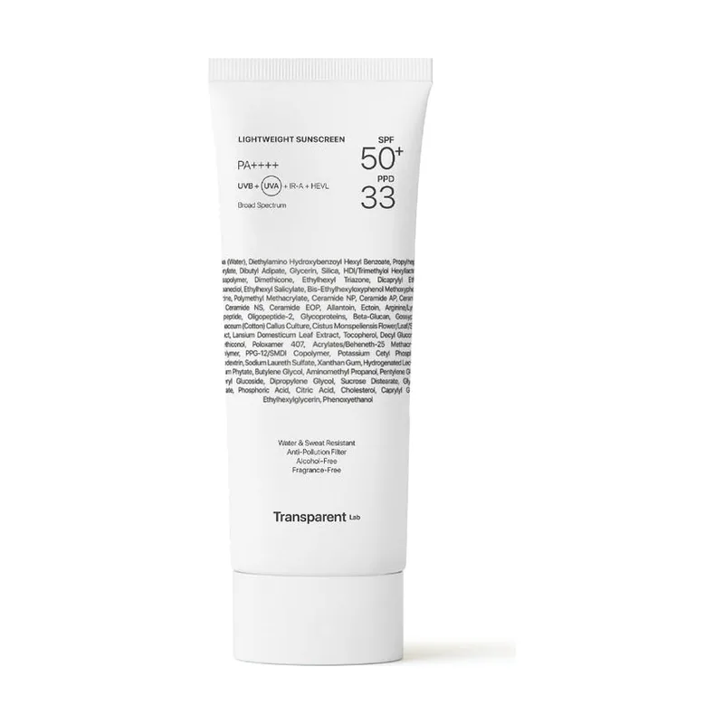 Transparent Lab Lightweight Sunscreen Spf50+