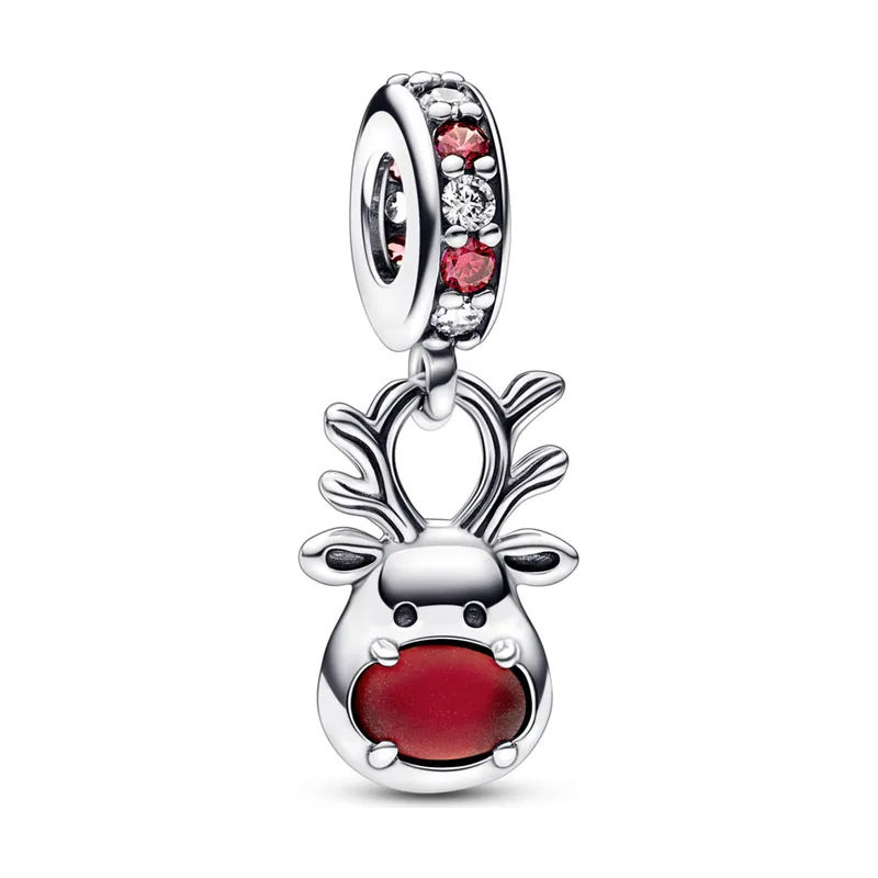 PandoraMomentsCharm Colgante Reno de la Nariz Roja 792330C01