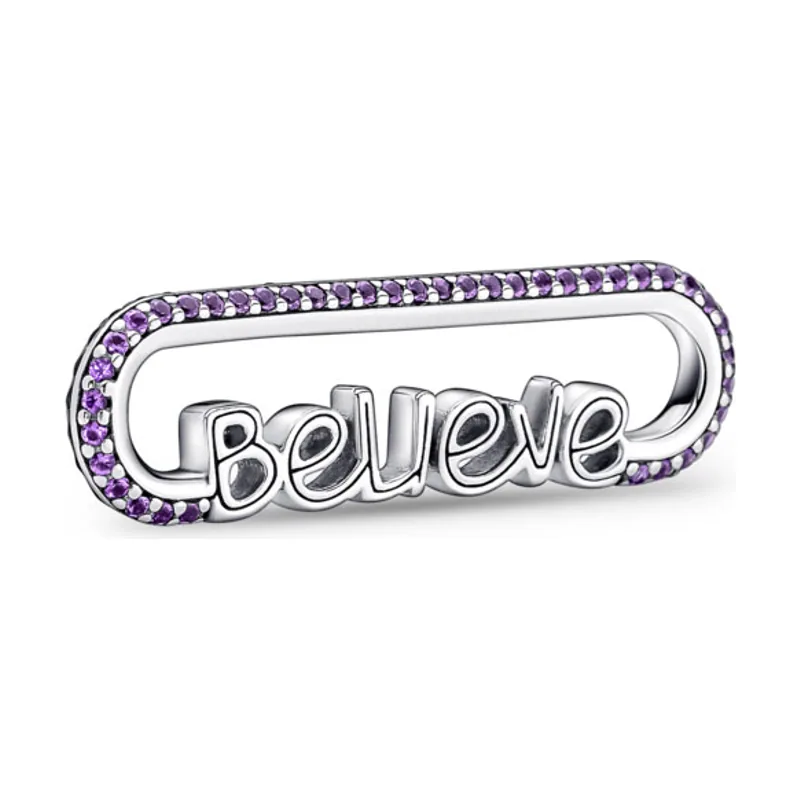 Me Link en plata de ley Palabra Believe ME 790767C01