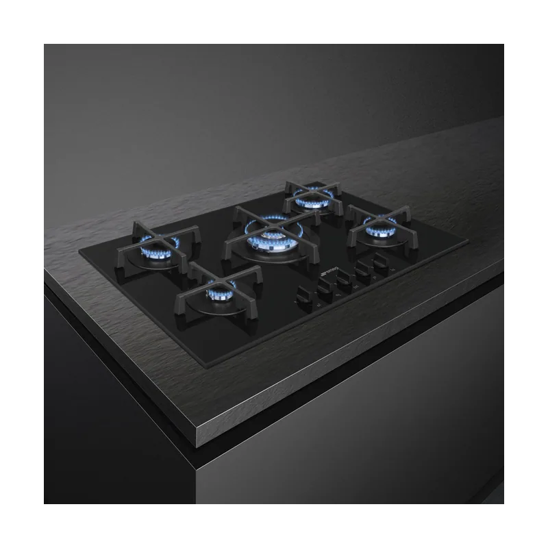Cucina PV275B hobs Negro Encimera 72 cm Encimera de gas 5 zonas