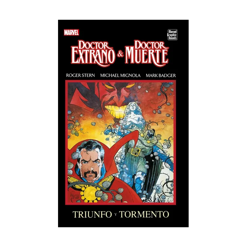 Marvel graphic novels.doctor extraño & doctor muerte: triunfo y tormento