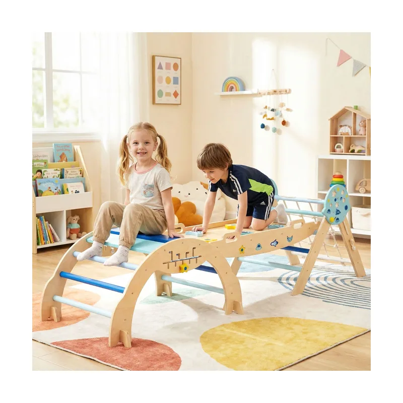 Set de Escalada Triangular Gimnasio Plegable