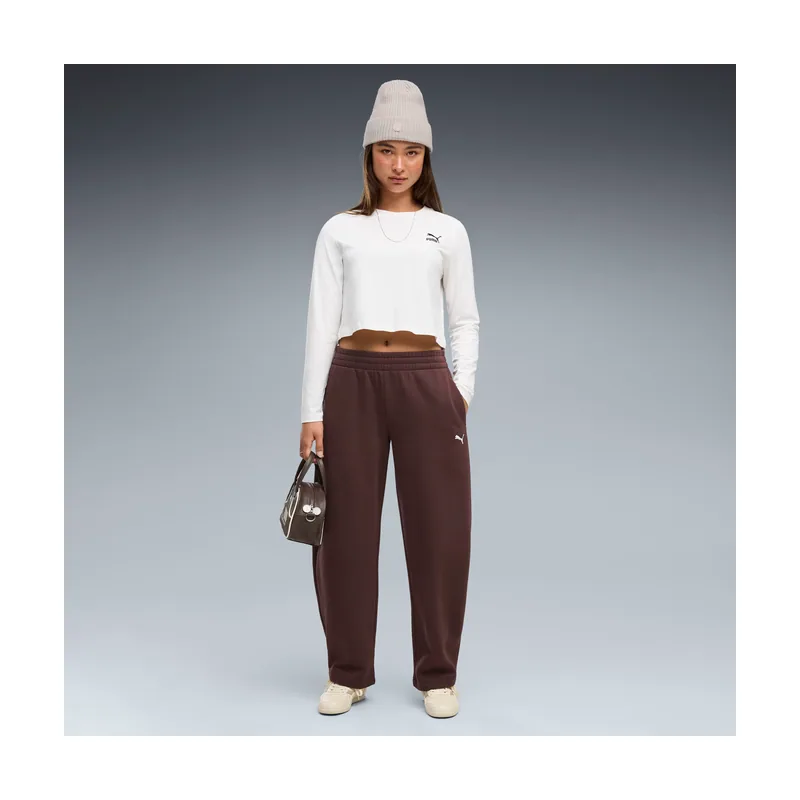 Pantalones holgados Essentials de pernera ancha para mujer 695423