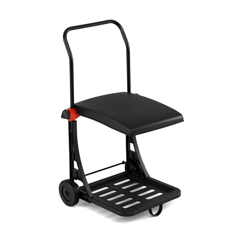 Carro para Bolsas de Basura con Ruedas Tapa Altura Ajustable Estructura de Metal