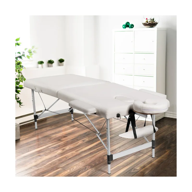Mesa de Masaje Plegable de 184 cm Cama de Masaje de Aluminio