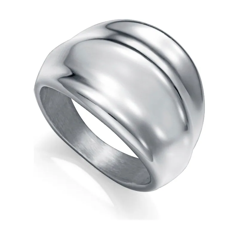 Anillo de acero con forma de onda 15228A01600