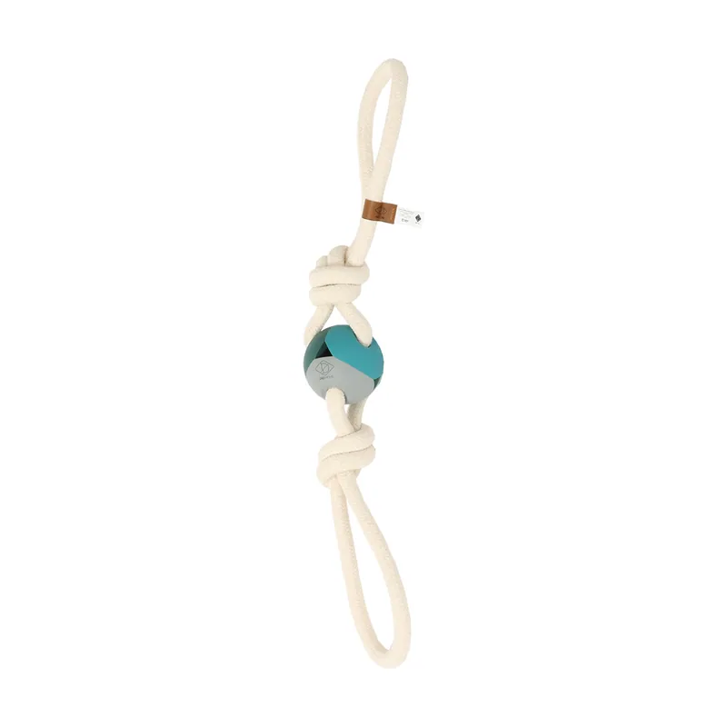 Cuerda con Pelota Yara Lagoon para Perros 66x8x8 cm