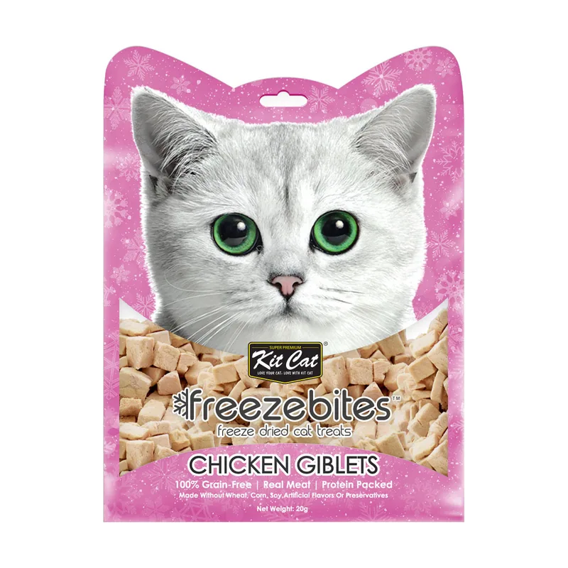 Snack FreezeBites Liofilizados de Hígado de Pollo para Gatos 20 GR