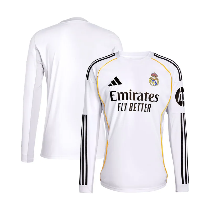 Camiseta de la 1ª equipación del Real Madrid 2025-26 - Manga larga