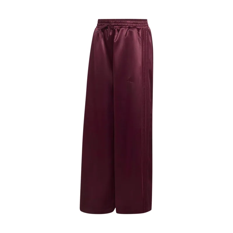 Pantalón de chándal de pierna ancha satinado niña