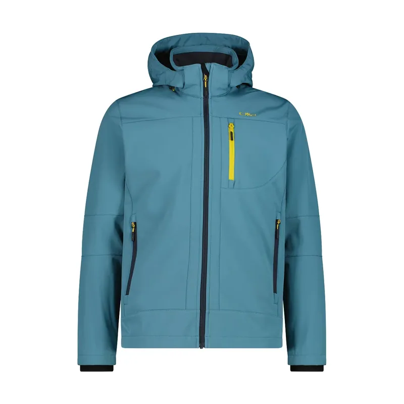 Chaqueta con capucha softshell desmontable 3A01787N