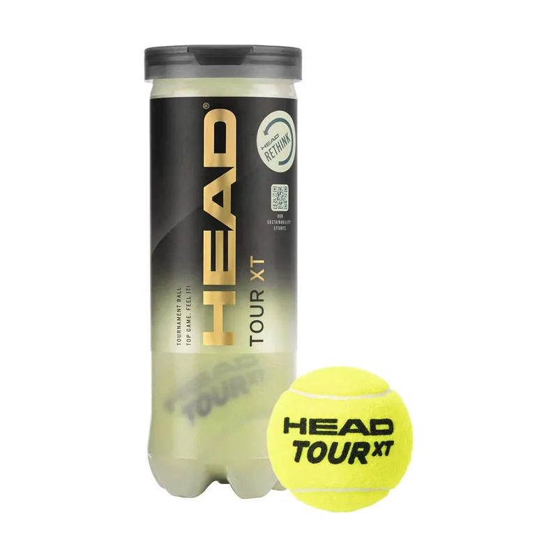 Bote 3 Bolas De Tenis Tour Xt