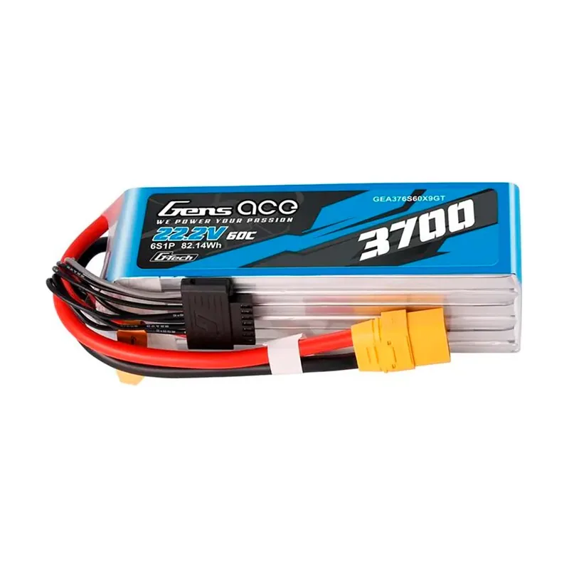 Batería De Dron Accumulator Lipo G-tech 3700mah 22.2v 60c 6s1p Xt90