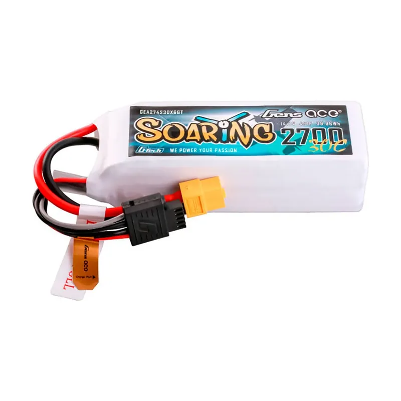 Batería De Dron G-tech Soaring 2700mah 14.8v 30c 4s1p Lipo Xt60