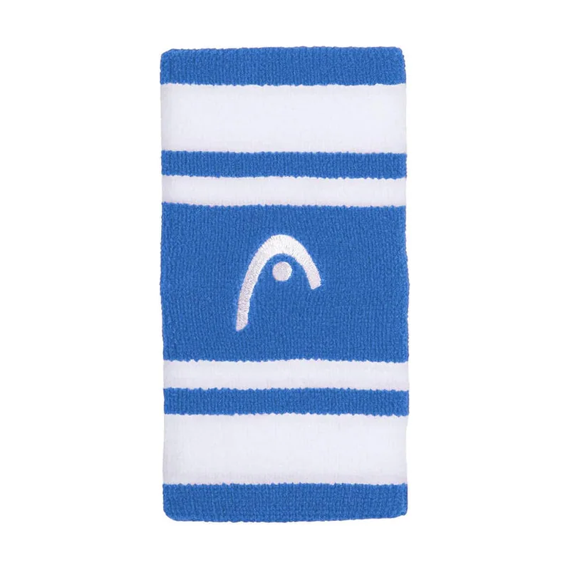 Muñequera Striped 5 Azul/Blanco