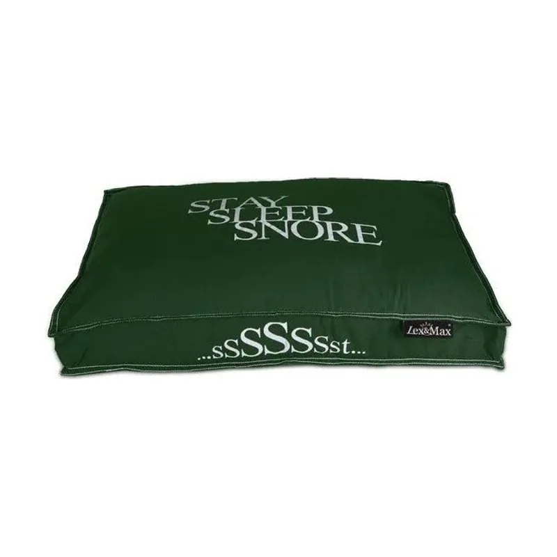 Lex&Max Funda Boxbed Sleep-Stay-Snore Verde 120x80 cm