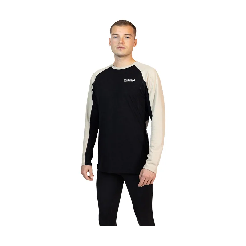 Merino Hybrid de manga larga para hombre