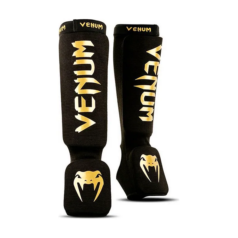 Espinilleras de MMA Kontact Negro-Oro