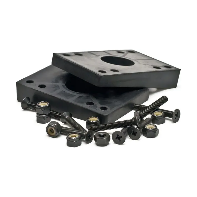 Longboards Almohadilla Con 2 Elevadores Angulares Y 8 Pernos