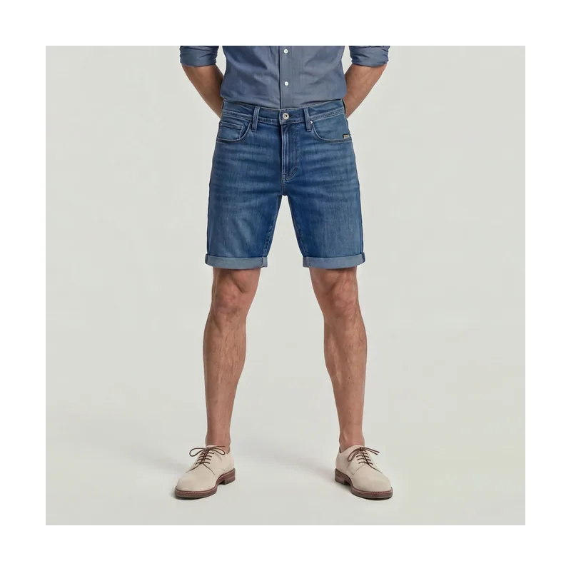 Shorts 3301 Slim Denim - Azul intermedio - Hombre D10481-8968