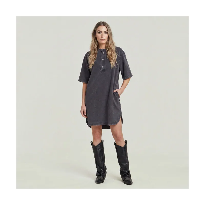 Vestido Balloon Loose Sweater - Negro - Mujer D26079-D966