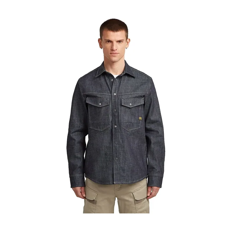 Camisa Selvedge Dakota Regular - Azul oscuro - Hombre D27800-D945