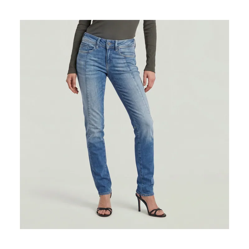 Jeans Contor Slim - Azul intermedio - Mujer D27699-D441