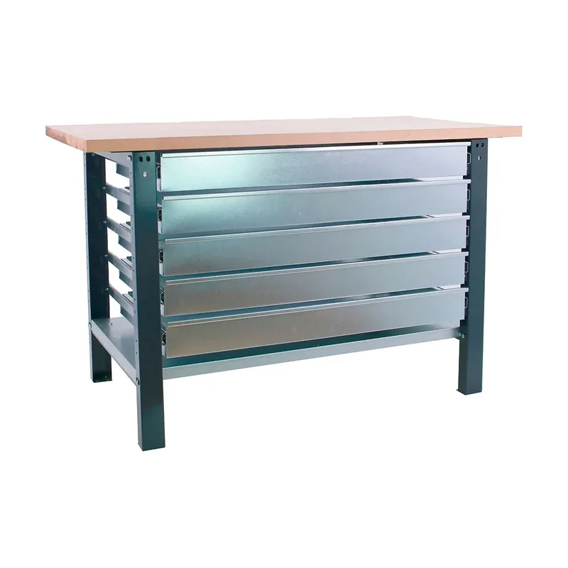 Banco De Trabajo Bt6 Pro 5box 865x1500x750 Mm Anthracite / Beech