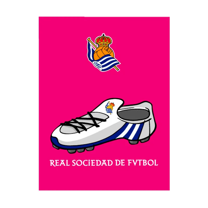 Carpeta 4 anillas fucsia bota/escudo