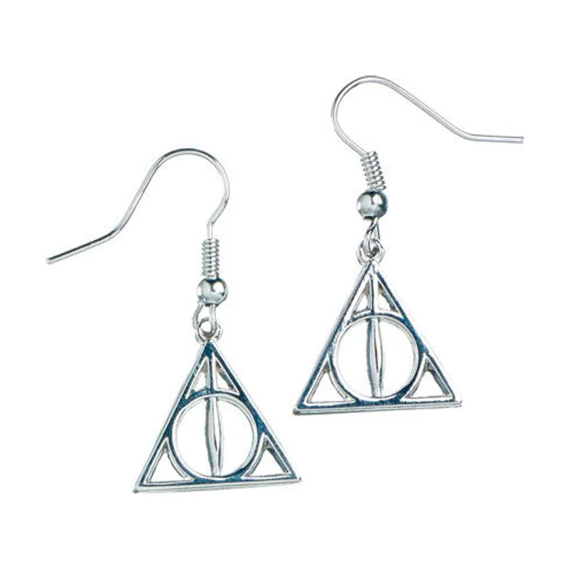 Harry Potter pendientes Reliquias de la muerte plateado longitud 3,3cm adorno RS091044