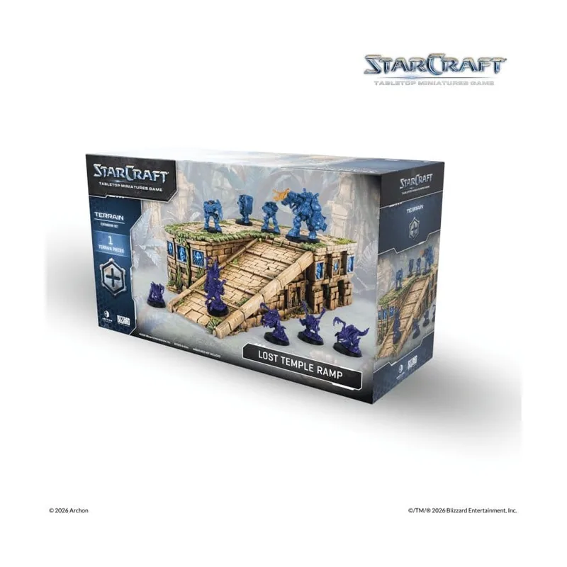 Starcraft tmg set de expansión terrain lost temple ramp