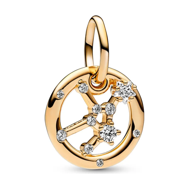 Charm Colgante con un recubrimiento en oro de Zodiaco Virgo 762715C01