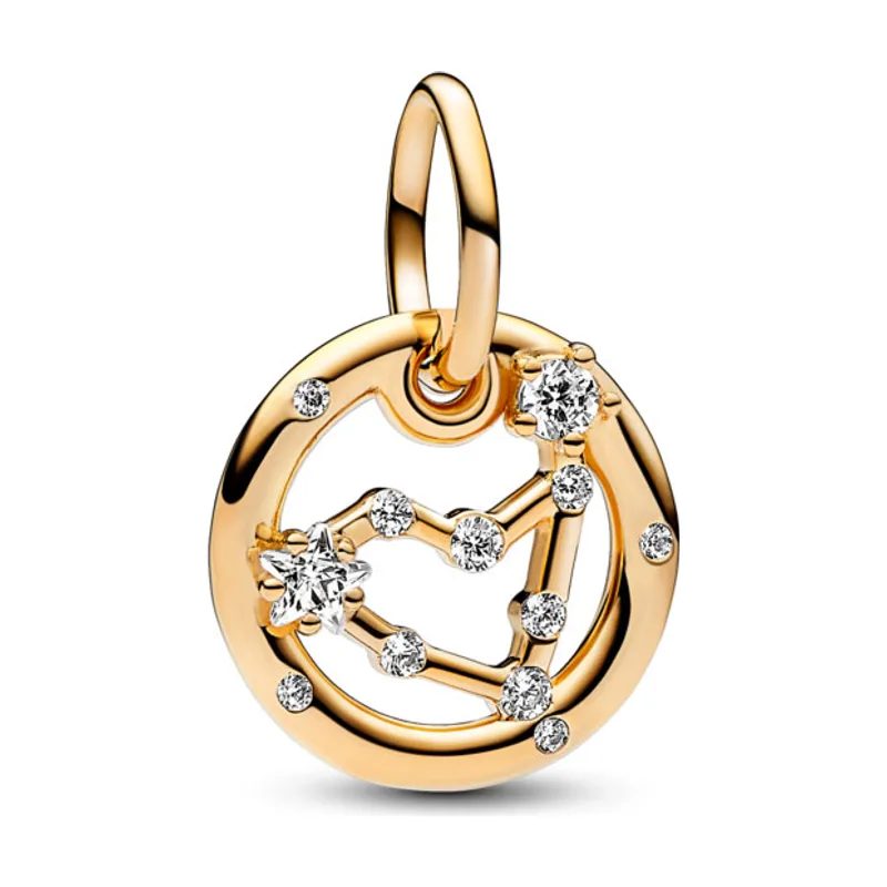Charm Colgante con un recubrimiento en oro de Zodiaco Capricornio 762720C01