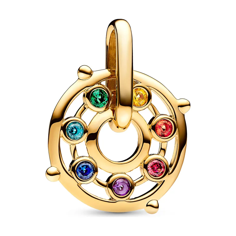 Medallón ME con un recubrimiento en oro 14k Chakra 762810C01