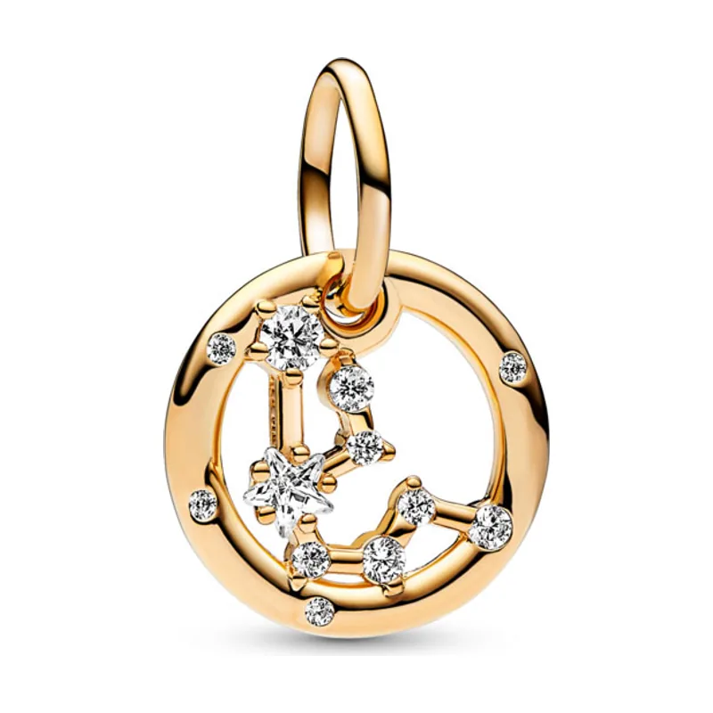 Charm Colgante con un recubrimiento en oro de Zodiaco Acuario 762717C01