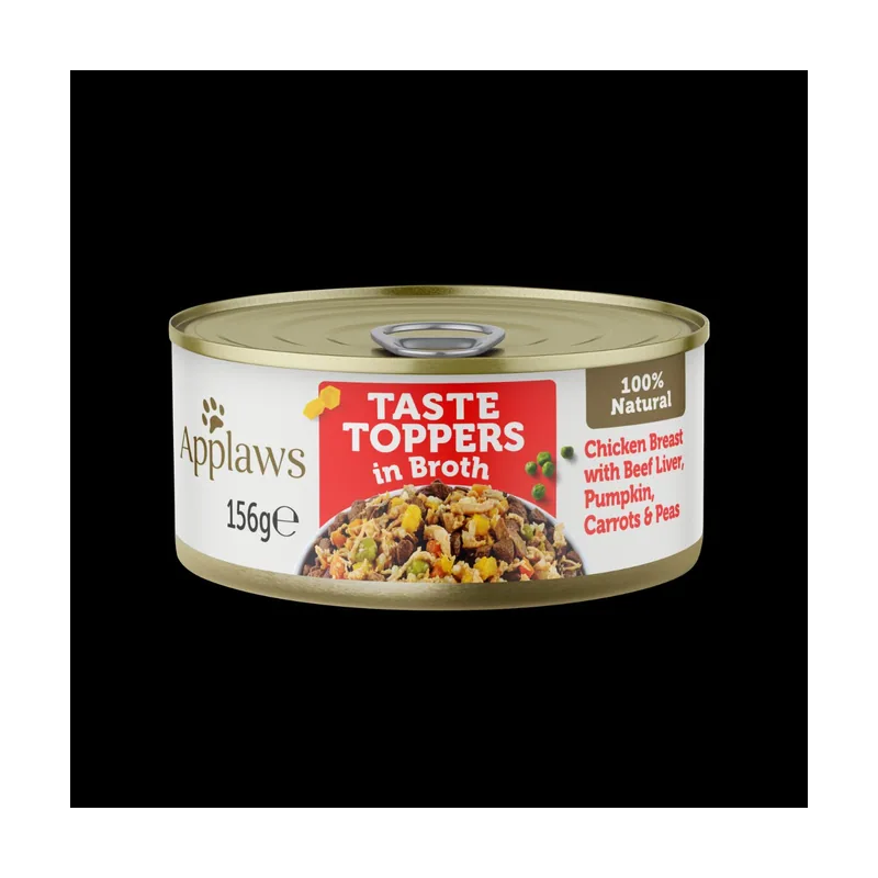Applaws Topper Pollo Higa Tern Comida Húmeda 12 latas 156gr