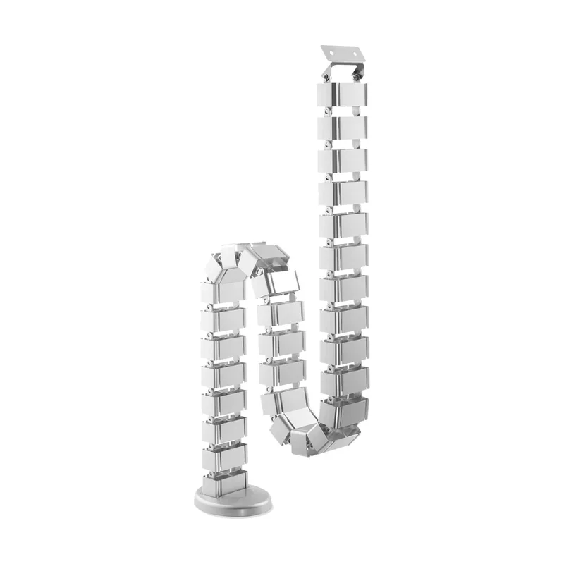 DA-90506 canaleta para cable Bandeja portacables curva Plata